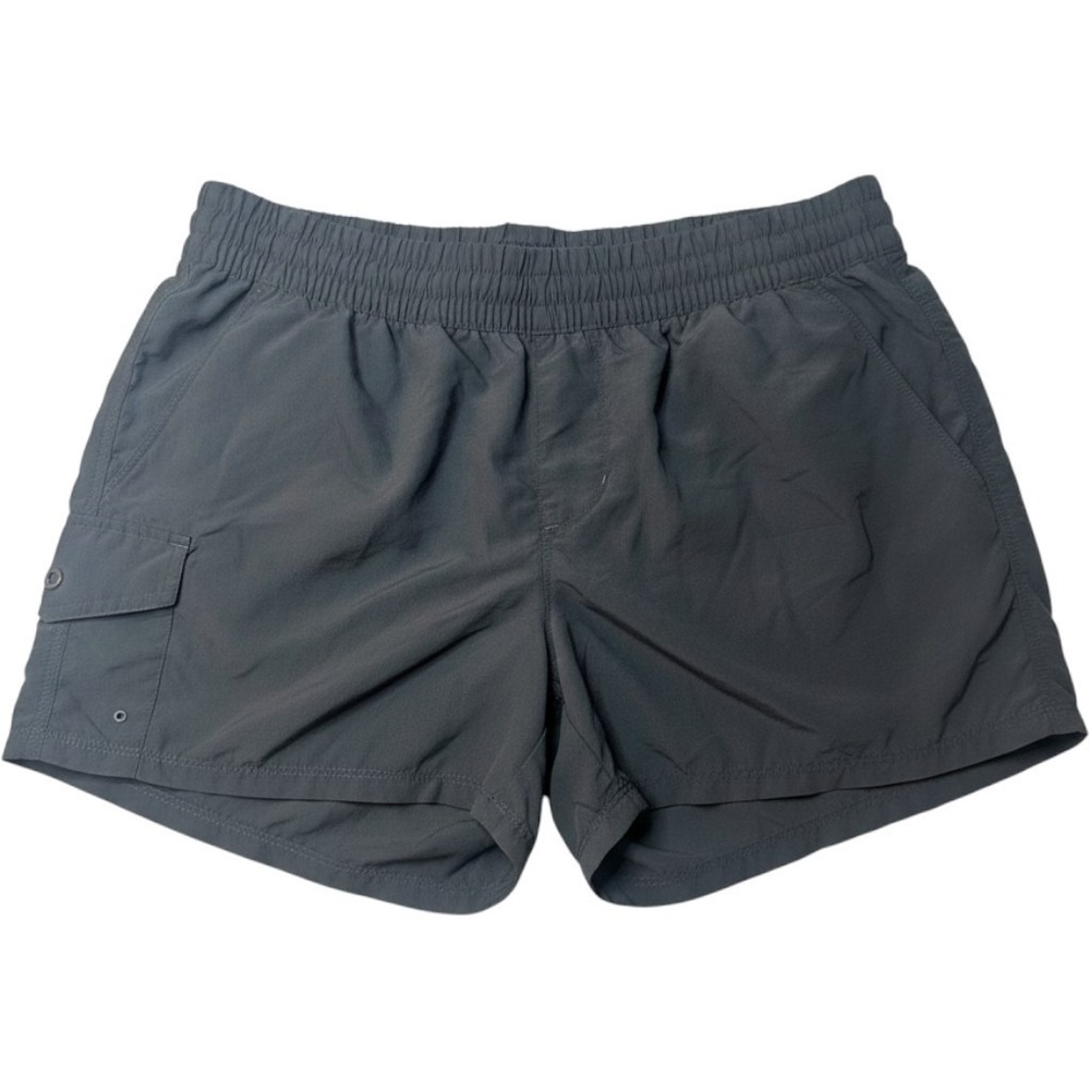 Columbia Cargo Shorts Women Large Gray Hiking Outdoor Utility Nylon RN69724 4L
